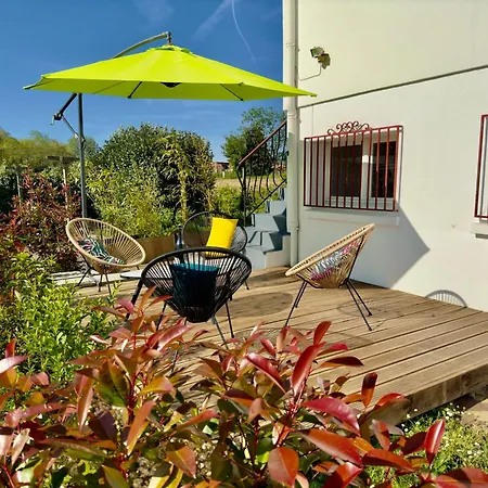 Maison Des Chenes 64 - Independant Apartment With Terrasse Boucau Exterior foto